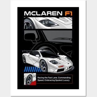 Legendary McLaren Car Posters and Art